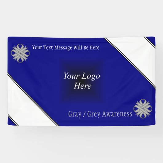 Grey Clover Ribbon door Kenneth Yoncich Spandoek (Horizontaal)