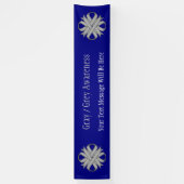 Grey Clover Ribbon door Kenneth Yoncich Spandoek (Verticaal)