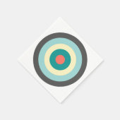 Grey Combination Bullseye van Shirley Taylor Servetten (Hoek)