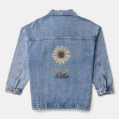 Grey Daisy gepersonaliseerd Denim Jacket (Achterkant)