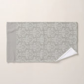 Grey Damask (Serviette à main)