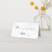 Grey Damask en Paarse Berry Wedding (Achterkant)
