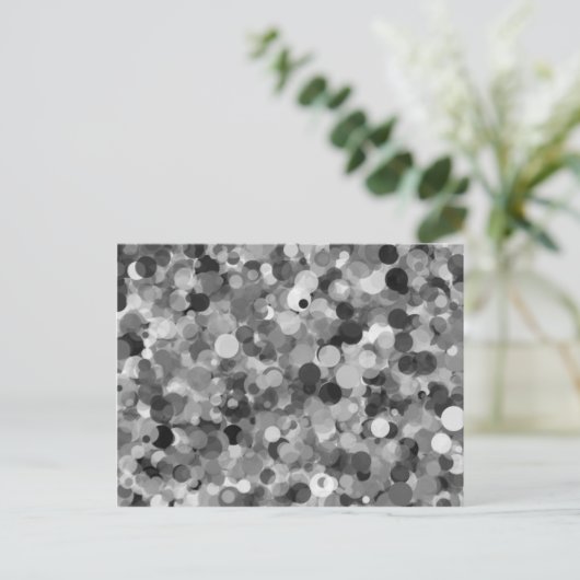 Grey Dot Briefkaart (Staand voorkant)
