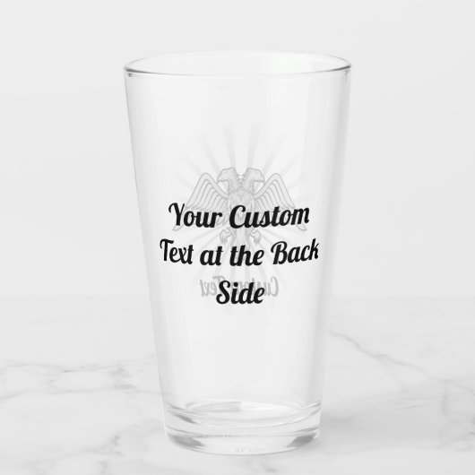 Grey Eagle met twee glazen koppen (Achterkant)