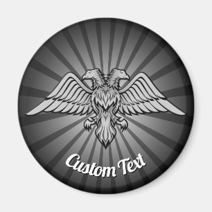 Grey Eagle met twee hoofden Magnet Magneet