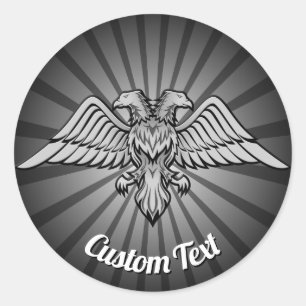 Grey Eagle met twee hoofden Sticker