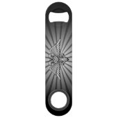 Grey Eagle met twee koppen Snelheidsflesopener Speed Flessenopener (Voorkant)