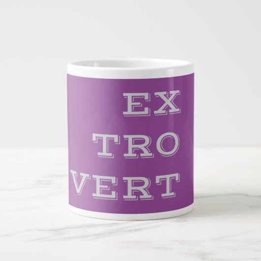 Grey Extrovert Spécialité Mug (Devant)