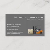 Grey Forklifts Logisitititc Carte de visite profes (Devant)