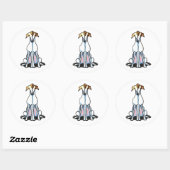 Grey Gathering Ronde Sticker (Vel)