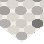 Grey Geometric Circles Table Runner Lange Tafelloper (Hoek)