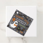 Grey Ghost Halloween Verjaardagsfeest Dank u Bedankjes Labels (In situ)