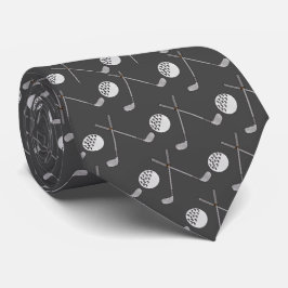 Grey Golf Lover's Work, Afstuderen, Birthday Stropdas