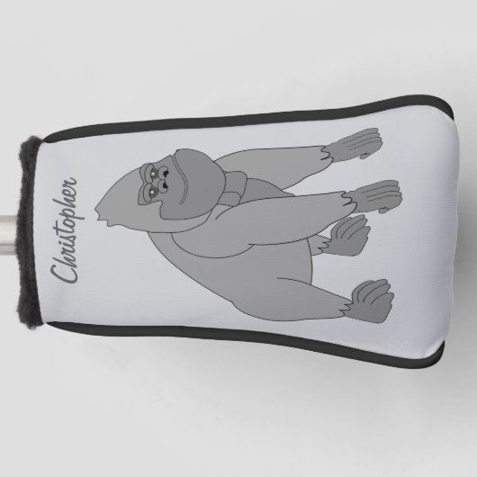 Grey Gorilla Design Golfheadcover (Voorkant)