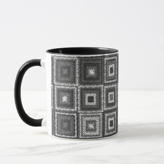 Grey Granny Carré Mug Motif (Gauche)