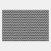 Grey & Grey Multi-Pattern Wrapping Paper Sheets (Voorkant 2)