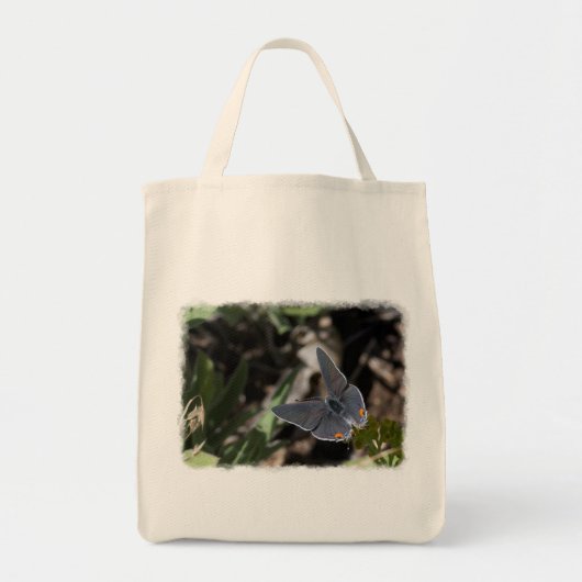 Grey Hairstreak Butterfly Tote Bag (Voorkant)