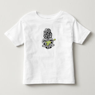 Grey Hei Tiki groen Ukulele shirt