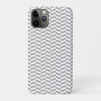 Grey Herringbone iPhone 11 Pro Hoesje