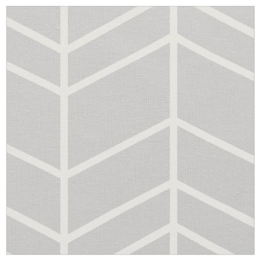 Grey Herringbone Chevron Stof (Close Up)