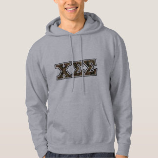 Grey Hoodie met Camo Letters