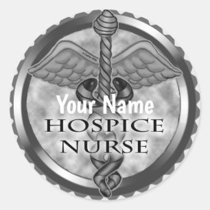 Grey Hospice Nurse sticker