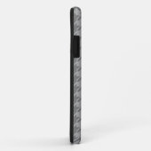 Grey Houndstooth Case-Mate iPhone Case (Achterkant/rechts)