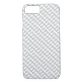 Grey Houndstooth Motif iPhone 7 Coque (Dos)