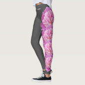 Grey Indiana State Flower Peony Leggings (Links)