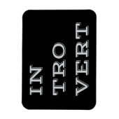 Grey Introvert Flexi Magnet Magneet (Verticaal)