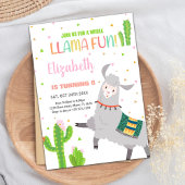 Grey Llama Amusants Llama Invitations Anniversaire