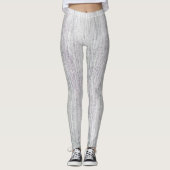 Grey Marble Patterned Leggings (Devant)