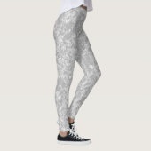 Grey Marble Patterned Leggings  (Droite)