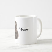 Grey Meow Cat Koffiemok (Voorkant rechts)