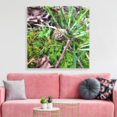 Grey Morel op canvas Afdruk (Insitu (Woonkamer))
