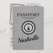 Grey Nashville Passport Bewaar de datum