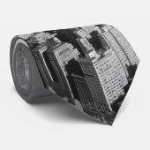 Grey New York City Stropdas (Opgerold)