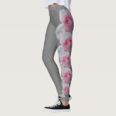 Grey New York State Flower (Le Rose) Leggings (Gauche)