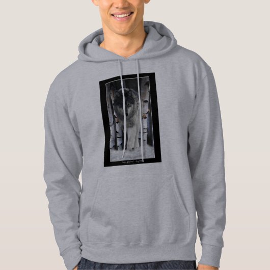 Grey Pack Wolf & Snow Collectie Hoodie (Voorkant)