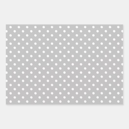 Grey Patterned Inpakpapier Vel (Voorkant 3)