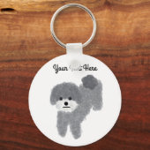 Grey Podle #2 Sleutelhanger (Voorkant)
