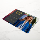Grey RN Caduceus Graduation Faire-part photo (Rotation)