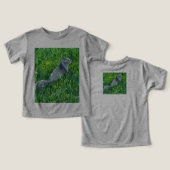 Grey Sciuniri (eekhoorn) op (Ontwerp Voorkant & Achterkant)