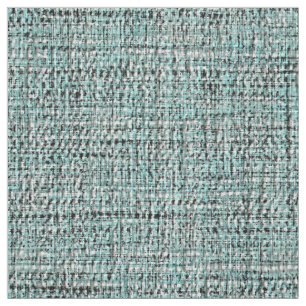 Grey Seafoam Turquoise Blue Green Boucle Pattern Stof