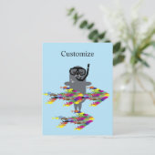 Grey Seal Thunder_Cove Briefkaart (Staand voorkant)