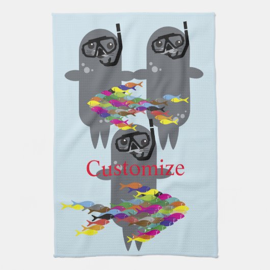 Grey Seal Thunder_Cove Theedoek (Verticaal)