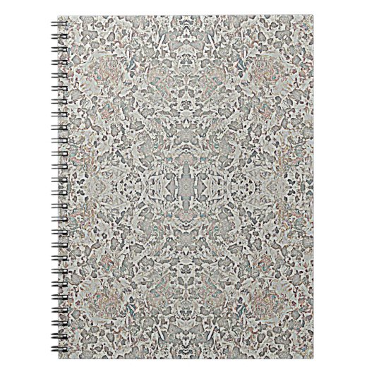 Grey Shapes Pattern Notitieboek (Voorkant)