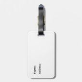 Grey Squirrel Hyde Park London. Bagagelabel (Achterkant verticaal)