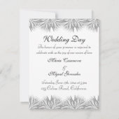 grey star flower kaart (Achterkant)