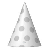 Grey Stippen Party Pet Feesthoedjes (Links)